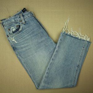 Simon Miller X Barney's New York Slim Crop Tusas Jeans Women's Sz 28 Distressed
